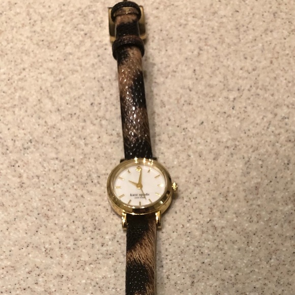 Kate Spade Tiny Metro Watch - Animal print band - Picture 3 of 7